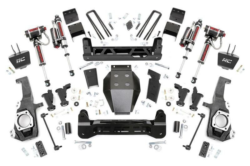 Chevrolet Silverado 2500 HD Suspension Lift Kit - Rough Country - 5 Inch Lift Kit with Torsion Drop - '20-'25